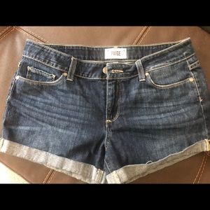 Paige Denim Cuffed Shorts